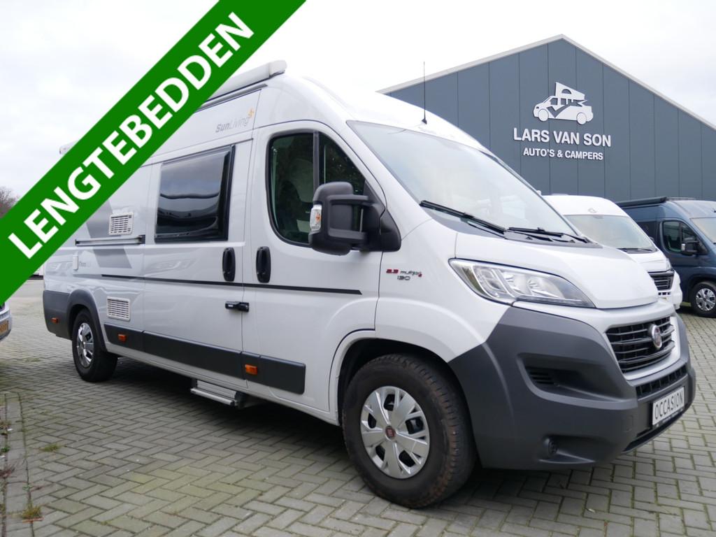 Sun Living Flexo SLX, Buscamper 6.40 Meter, Lengtebedden!, F, Caravans en Kamperen, Campers, Buscamper of Camperbus, Ringverwarming