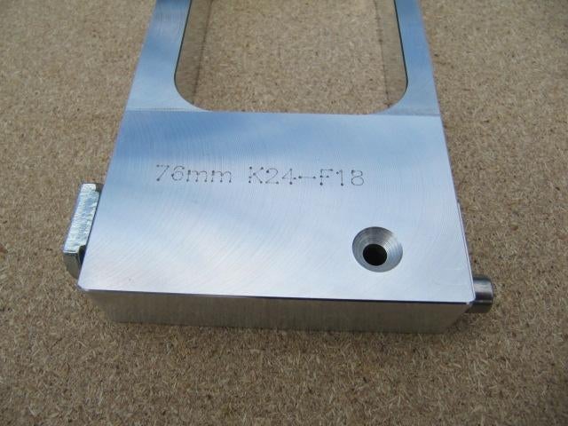 Set alu freesmal scharnieren set 3x 76x76 + rail -vernieuwd-, Doe-het-zelf en Verbouw, Ophalen of Verzenden, Nieuw