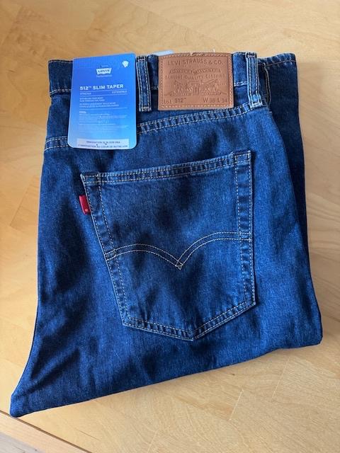 Levi's 38x34 512 SLIM TAPER - Jeans Tapered Fit, Ophalen of Verzenden, Nieuw, Levi’s