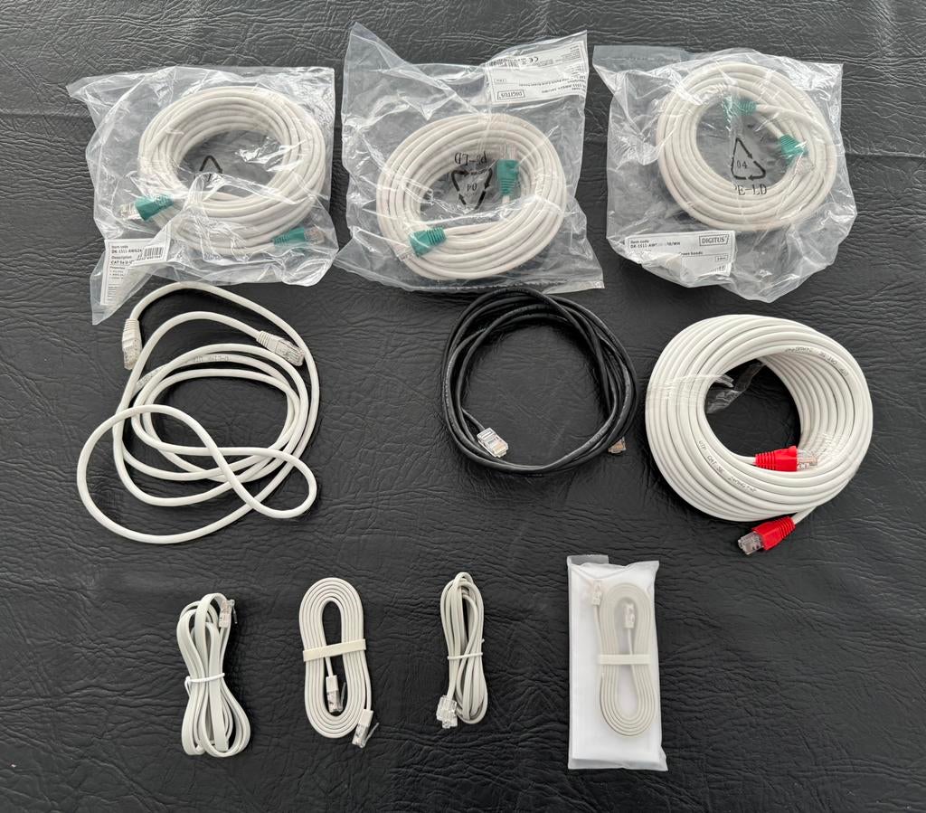 Nieuw netwerkkabel netwerk kabel 10 meter - 2 m - 1,2 m, Ophalen of Verzenden, Nieuw