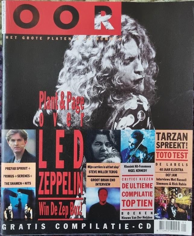 OOR 23-1990 Led Zeppelin Nits Prefab Sprout Miller Eno, Ophalen of Verzenden, Zo goed als nieuw, Muziek, Film of Tv