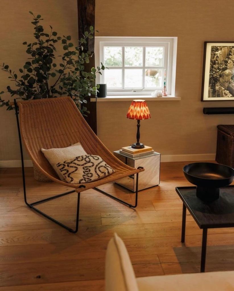 Fauteuil van Casa Gitane rotan, Ophalen, Design, modern, landelijk, japandi, Scandinavisch, Nieuw, 75 tot 100 cm