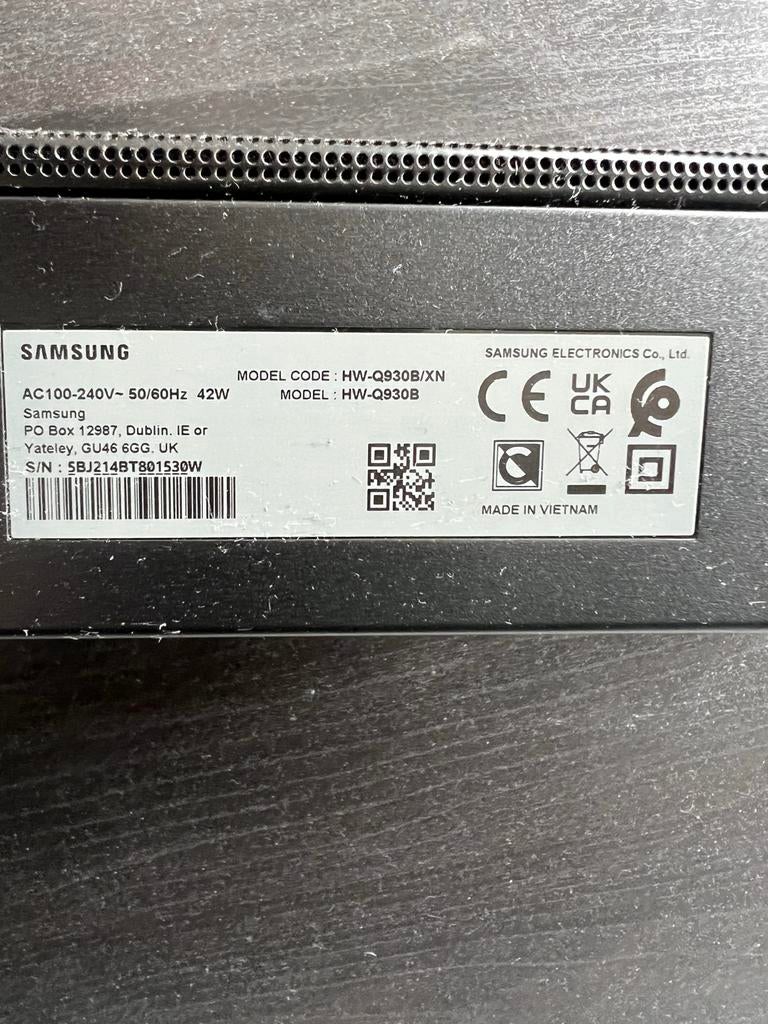 Samsung HW-Q930B soundbar set | 9.1.4 Dolby Atmos, Ophalen of Verzenden, Bluetooth, Gebruikt