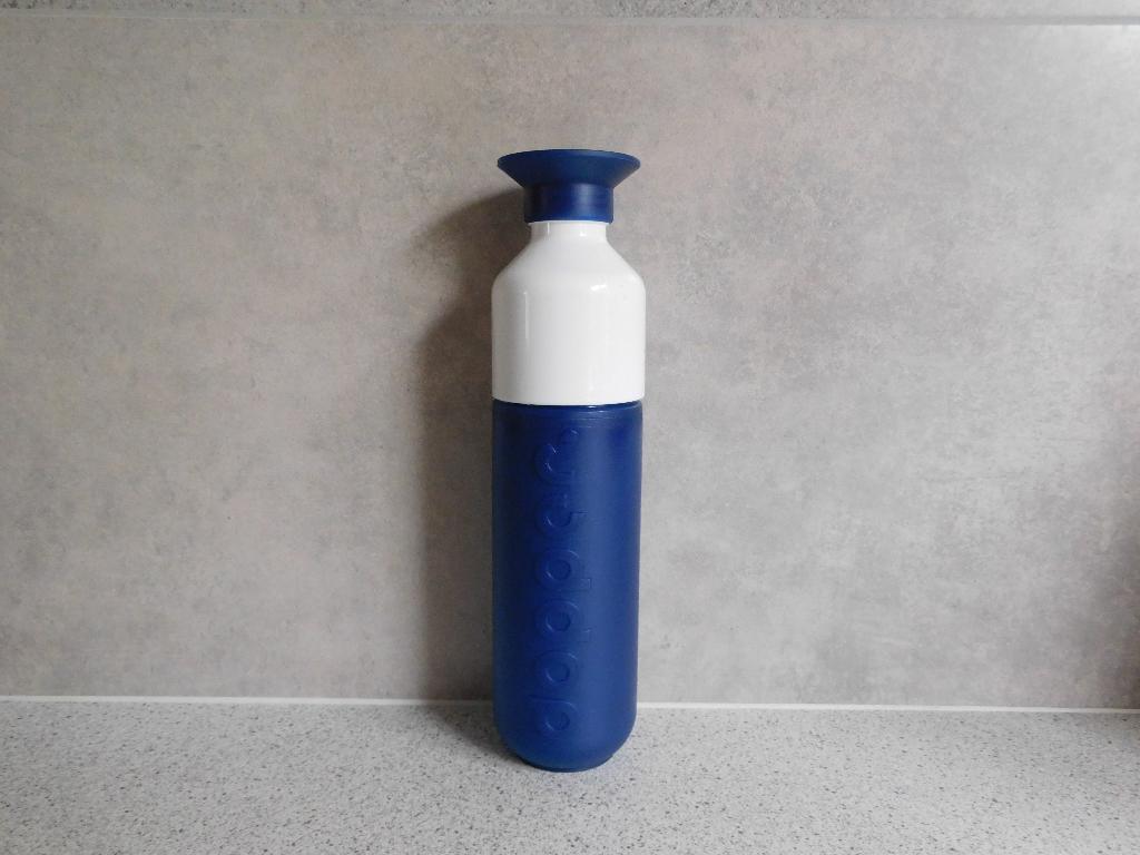 Bidon Drinkfles 490 ml. Indigo Dopper, Ophalen of Verzenden, Zo goed als nieuw