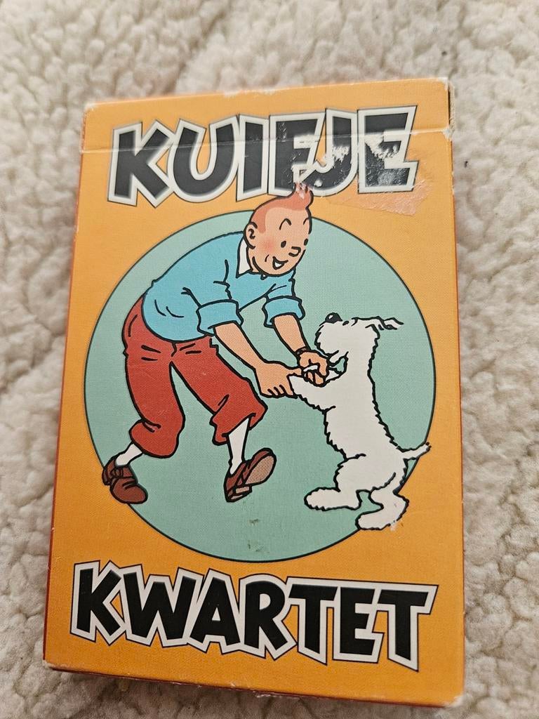 Kuifje Kwartetspel, Drie of vier spelers, Ophalen of Verzenden, Gebruikt, Onbekend