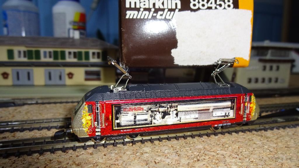 marklin z marklin miniclub spoor z., Wisselstroom, Gebruikt, Locomotief, Ophalen of Verzenden