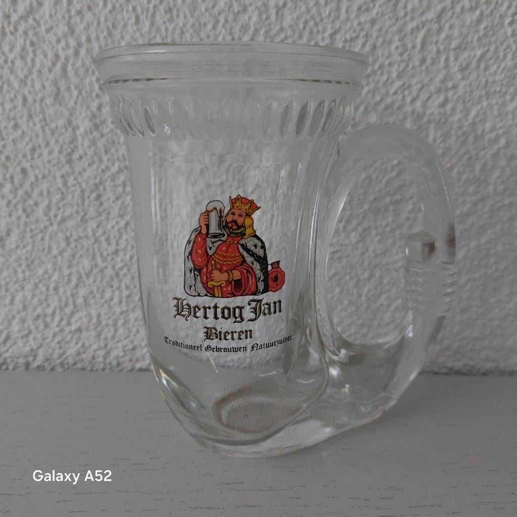 Hertog Jan Franse hoorn glas/pul Logo 5, Verzamelen, Biermerken, Ophalen of Verzenden, Nieuw, Glas of Glazen, Hertog Jan