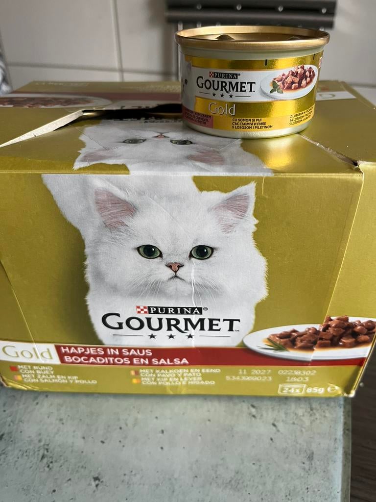Kattenvoer Gourmet en Poesie totaal 36 stuks, Dieren en Toebehoren, Dierenvoeding, Ophalen, Kat