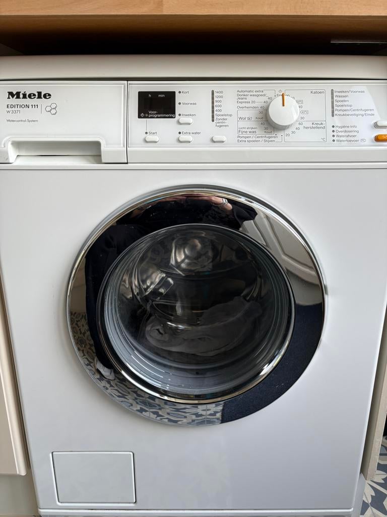 Miele W3371 Edition 111 wasmachine in perfecte staat, Witgoed en Apparatuur, Ophalen, Zo goed als nieuw, Kort programma, 85 tot 90 cm