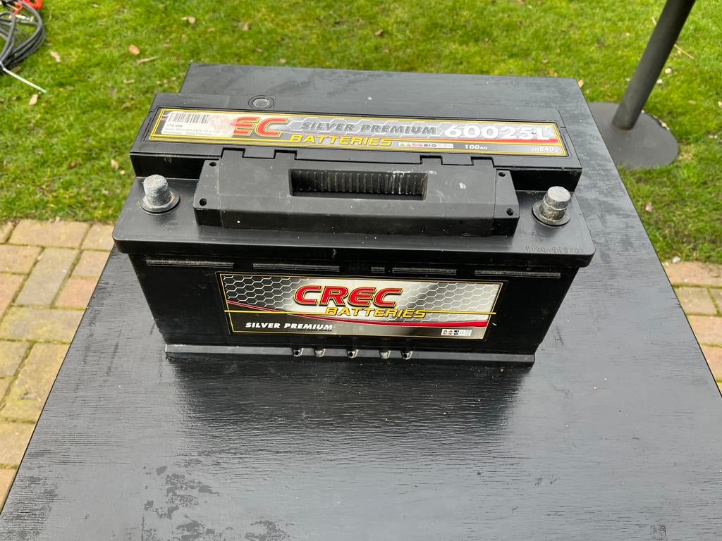 Startaccu Crec silver premium 100AH 12V, Ophalen of Verzenden, Gebruikt