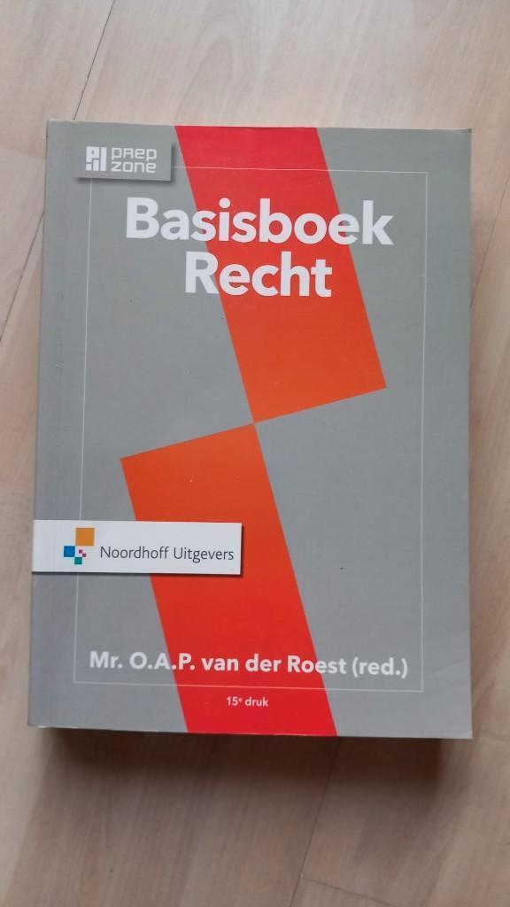 Basisboek Recht, Boeken, Ophalen of Verzenden, Zo goed als nieuw, Economie en Marketing, Noordhoff Uitgevers