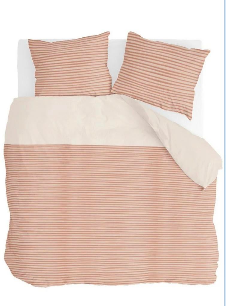 Walra Dekbedovertrek Remade Blurred Feelings Terra 240x220, Gebruikt, Dekbedovertrek, Tweepersoons, Oranje