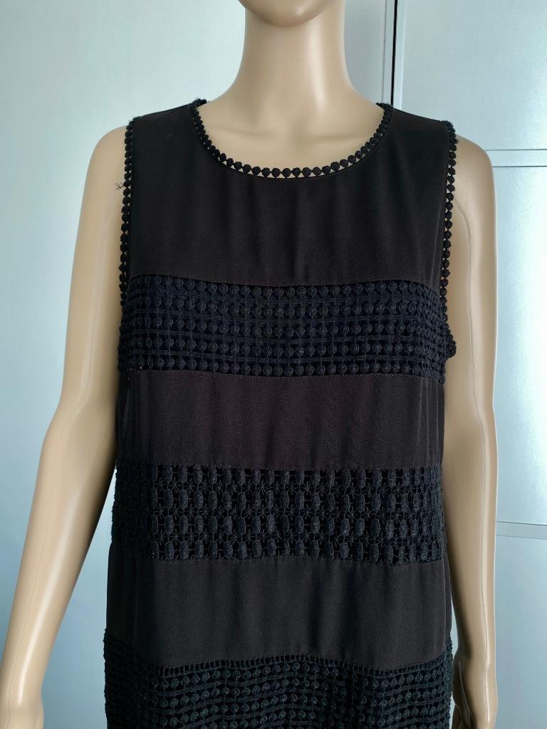 H549 Eksept: maat M=38/40 jurk jurkje lang tuniek zwart, Maat 38/40 (M), Zwart, Ophalen of Verzenden, Zo goed als nieuw