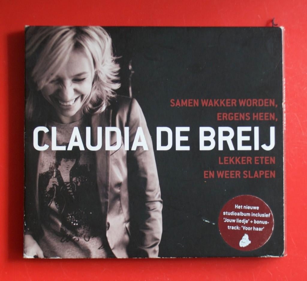 cd Claudia de Breij Samen wakker worden, ergens heen, lekker, Ophalen of Verzenden, Gebruikt, Pop