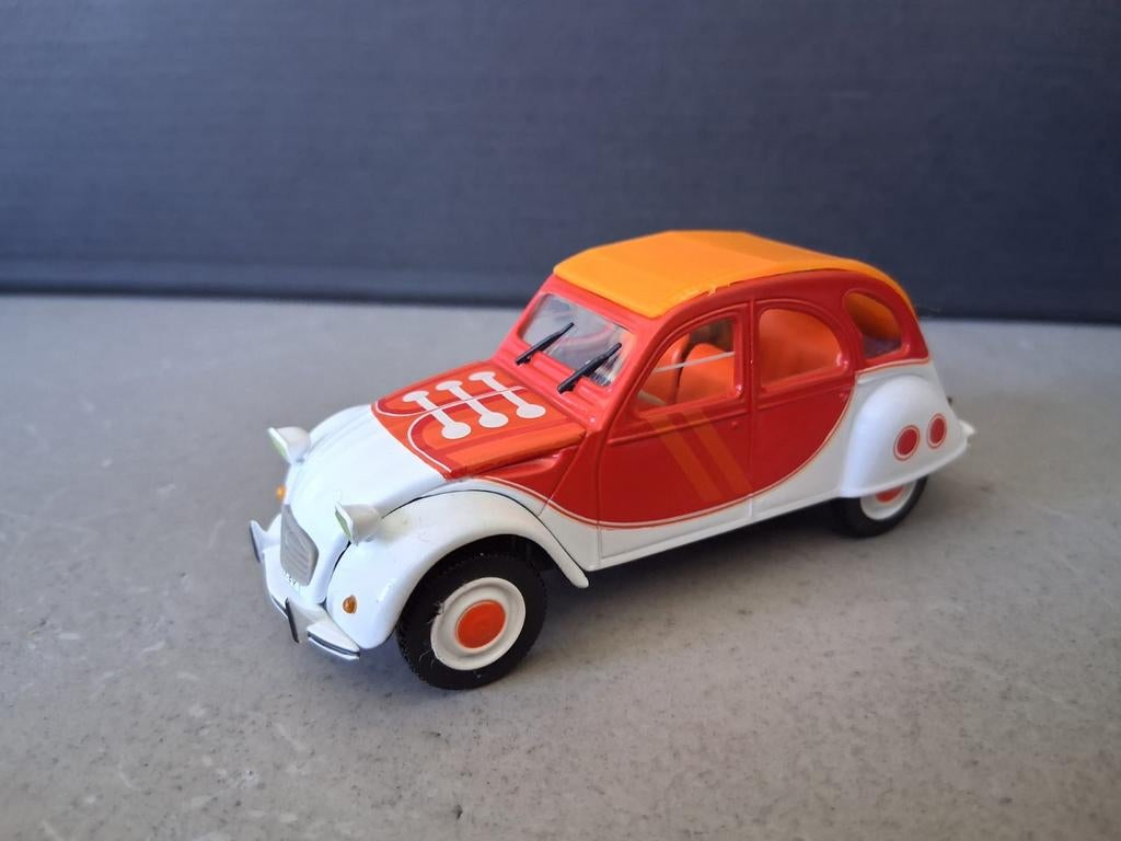 Citroën 2CV6 CT Marcatelo Modelauto, Hobby en Vrije tijd, Modelauto's | 1:43, Ophalen of Verzenden, Zo goed als nieuw, Auto, Overige merken