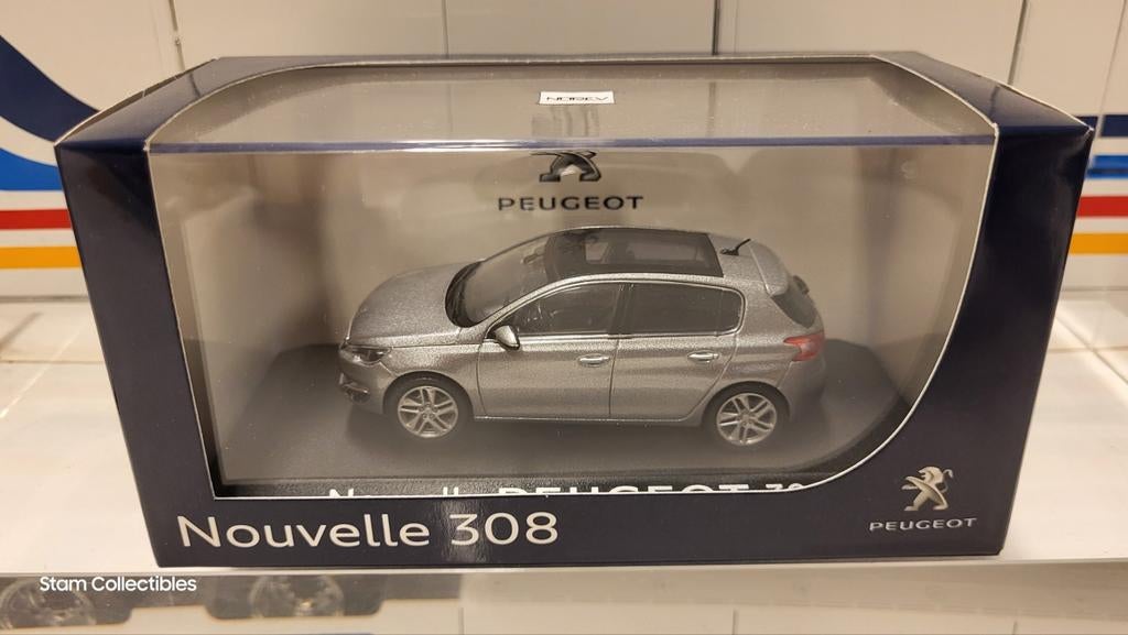 Norev Peugeot 308 Grey Metallic Dealer Edition, Hobby en Vrije tijd, Modelauto's | 1:43, Auto, Norev, Ophalen of Verzenden, Zo goed als nieuw