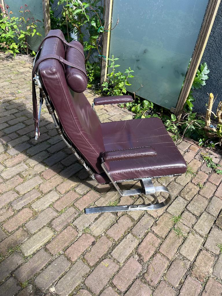 COR Kjaerholm stijl Danish Design Deens Brutalisme Vintage, Huis en Inrichting, Fauteuils, Ophalen, Minder dan 50 cm, Gebruikt