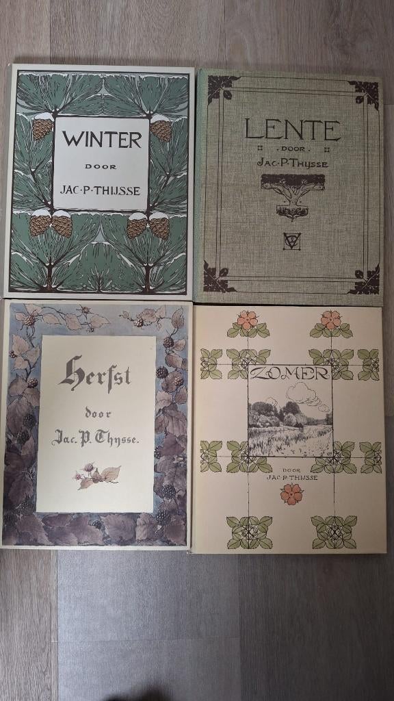 Vierjaargetijden boeken van Jac.P. Thijsse compleet, Boeken, Prentenboeken en Plaatjesalbums, Ophalen of Verzenden, Zo goed als nieuw
