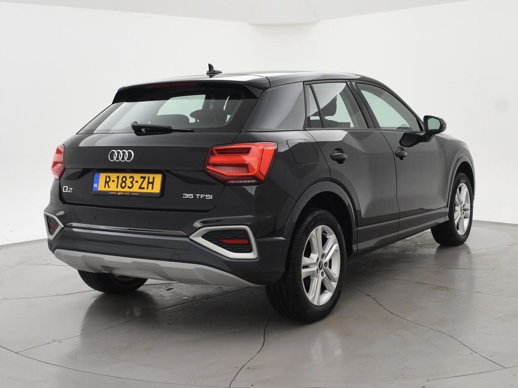 Audi Q2 35 TFSI 1.5 TSI 150 PK AUT. + ADAPTIVE CRUISE | CAME, Stof, 4 cilinders, 150 pk, Zwart