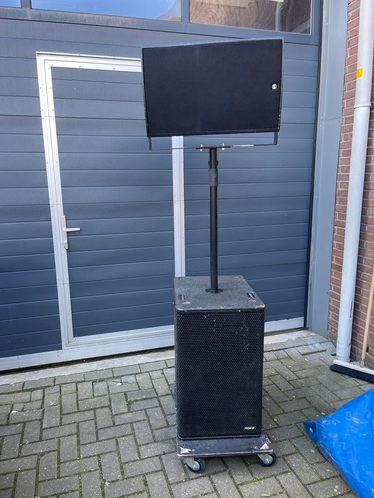 4 RCF  speakers M 1201 passief, Overige merken, Subwoofer, Ophalen of Verzenden, Zo goed als nieuw