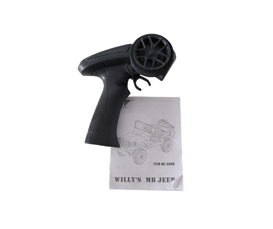2,4ghz zender Willy's MB Jeep rc, Ophalen of Verzenden, Gebruikt, Overige schalen, Onderdeel