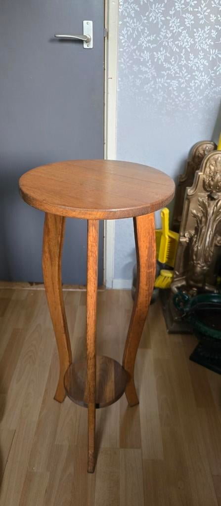 Oude houten plantentafel, Ophalen of Verzenden