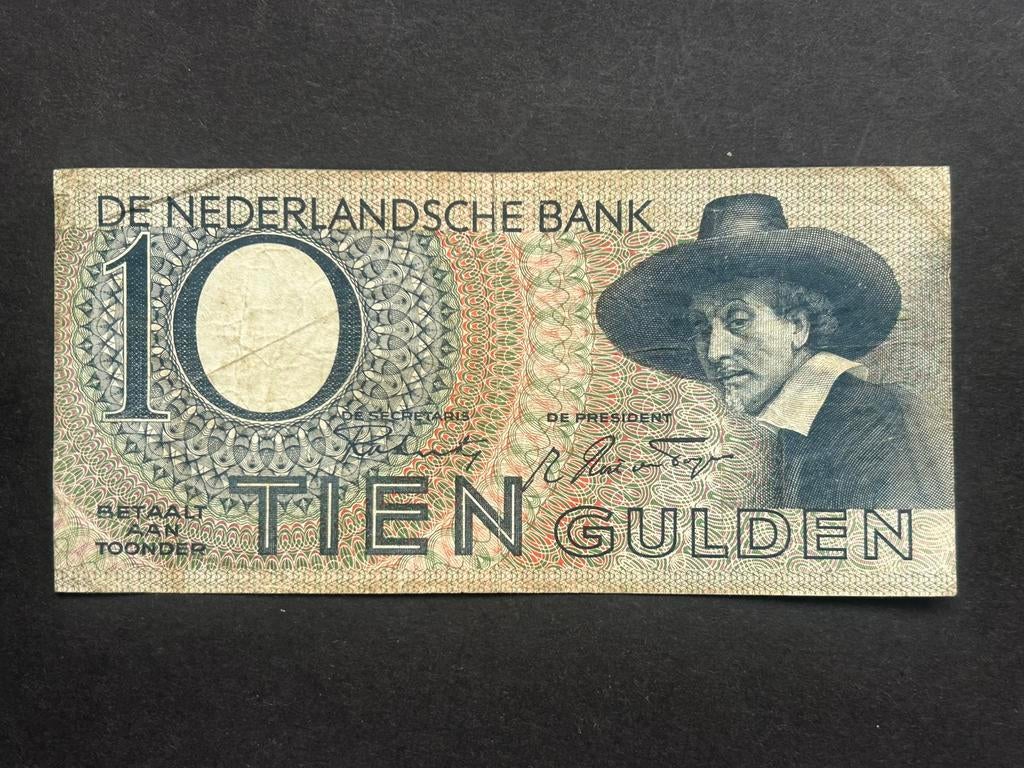 10 Gulden Staalmeester, 1944, Postzegels en Munten, Bankbiljetten | Nederland, Ophalen of Verzenden, 10 gulden