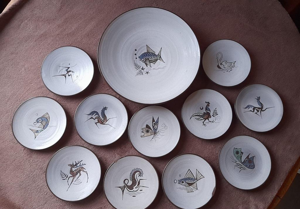 Vintage Ambacht Haalderen servies, Ophalen