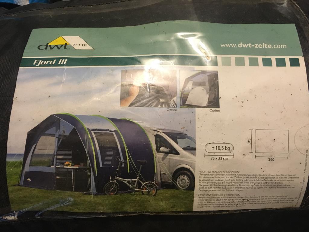 Bustente voor VW camper, Ophalen, Zo goed als nieuw