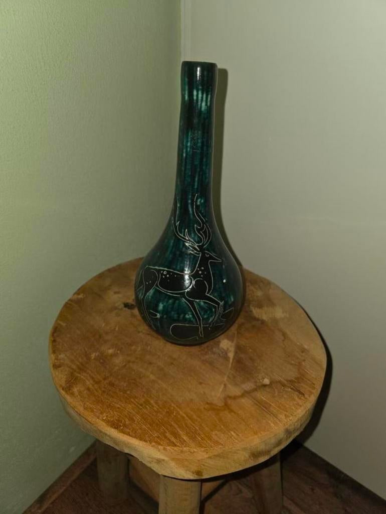 Mooie vaas van De Gats van Pottenbakkerij De Gats, Antiek en Kunst, Antiek | Keramiek en Aardewerk, Ophalen of Verzenden