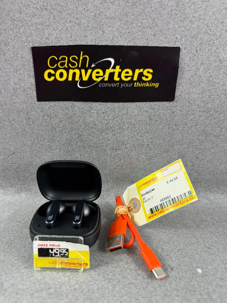 JBL LIVE pro 2 draadloze oortjes | case met kabel | 405952, Overige merken, Gebruikt, Draadloos, Op oor (supra aural)