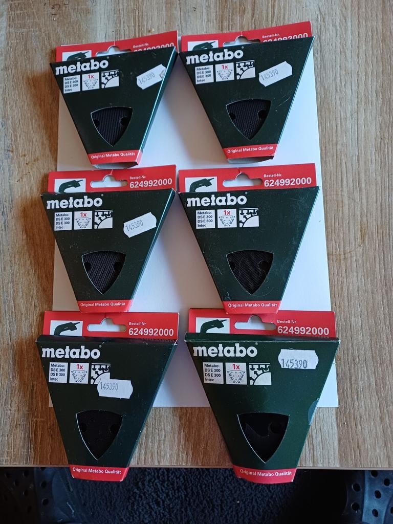 Metabo Driehoek Schuurzool voor DSE 300 / Intec - 6 stuks, Ophalen of Verzenden, Nieuw, Overige typen