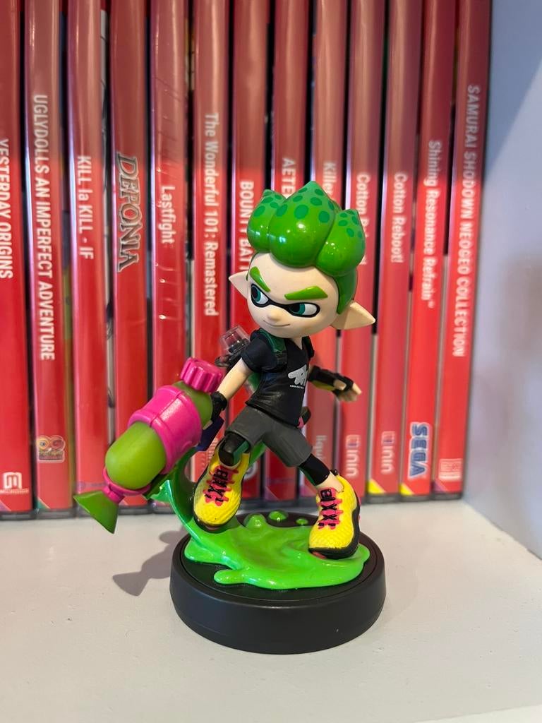 Amiibo Inkling Boy Neon Green (Splatoon), 1 speler, Ophalen of Verzenden, Zo goed als nieuw, Vanaf 7 jaar