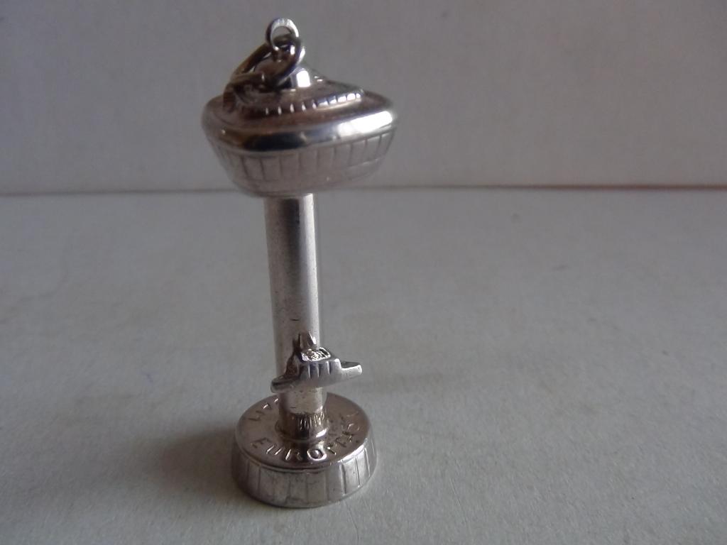 Miniatuur zilver FE11 euromast rotterdam zilveren miniaturen, Verzenden, Zilver