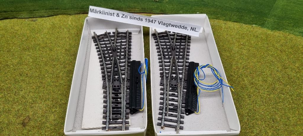 Marklin K wissels NIEUW in doos met spoelen, Wisselstroom, Analoog, Nieuw, Rails