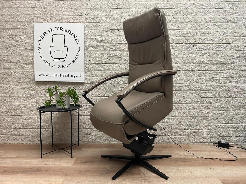 Luxe Sta op stoel Hukla relax fauteuil verstelbare stoel, Ophalen, N, N, Leer