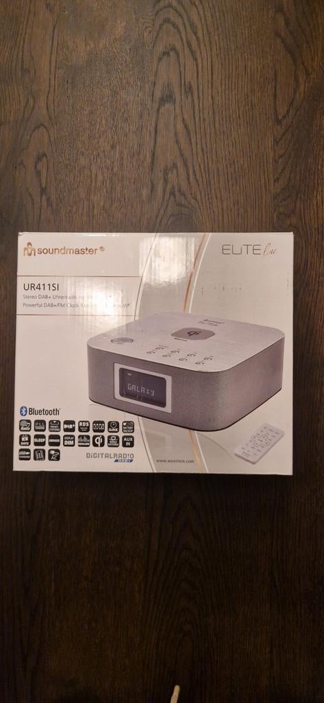 Soundmaster UR411SI DAB+/FM Wekkerradio met Bluetooth & Qi, Ophalen of Verzenden, Nieuw, Radio