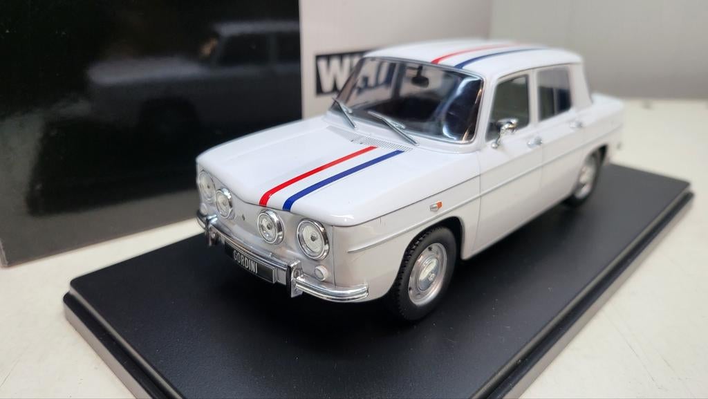 Renault R8 Gordini, wit, 1964 1:24, Ophalen of Verzenden, Nieuw, Overige merken