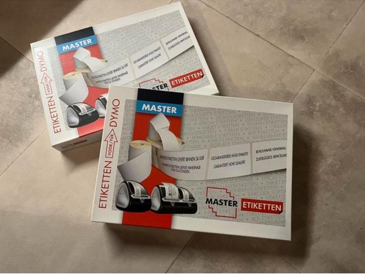 NIEUW - 18 rollen Dymo labels 54x25mm, Ophalen of Verzenden, Nieuw, Etiket