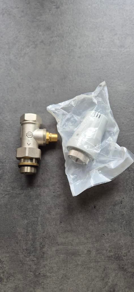 RTL ventiel + knop 3/4", Doe-het-zelf en Verbouw, Verwarming en Radiatoren, Minder dan 30 cm, Radiator, Nieuw, Minder dan 60 cm