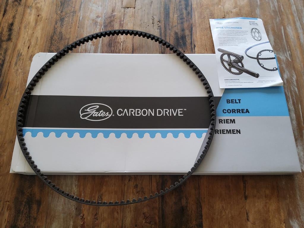 Gates Carbon drive  riem / riemaandrijving  115, Ophalen of Verzenden, Nieuw, Carbon