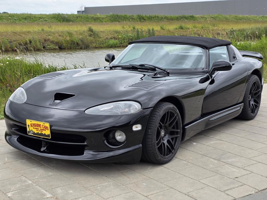 Dodge Viper 8.0 R/T10 TARGA (bj 1999), Zwart, Cabriolet, Zwart, Origineel Nederlands