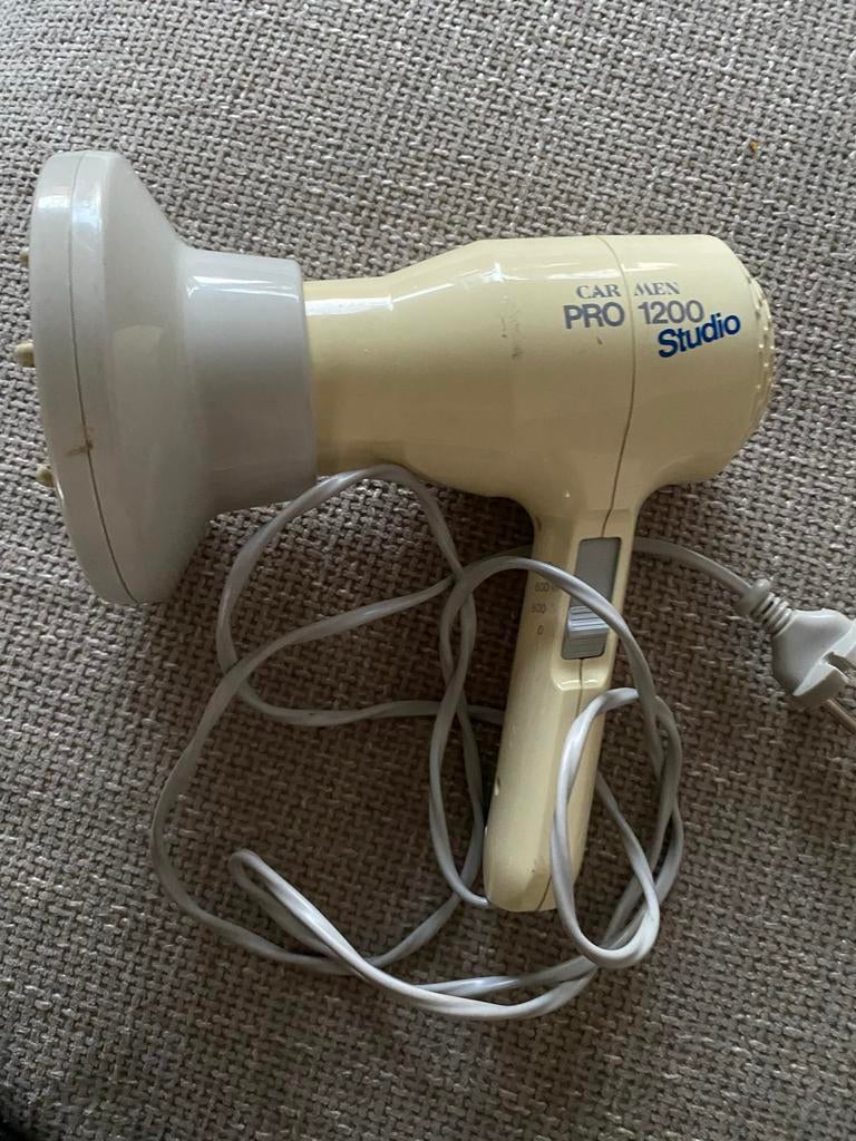 Carmen Pro 1200 Studio Föhn met diffuser, Ophalen of Verzenden, Gebruikt