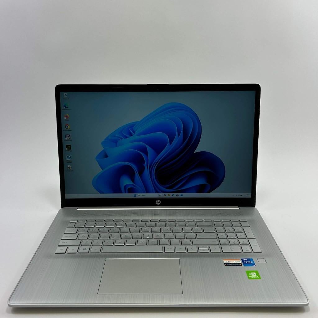 HP 17 – Core i7-1225U – Nvidia MX550 – 16GB – 1TB, Met videokaart, Qwerty, .  HP, Refurbished