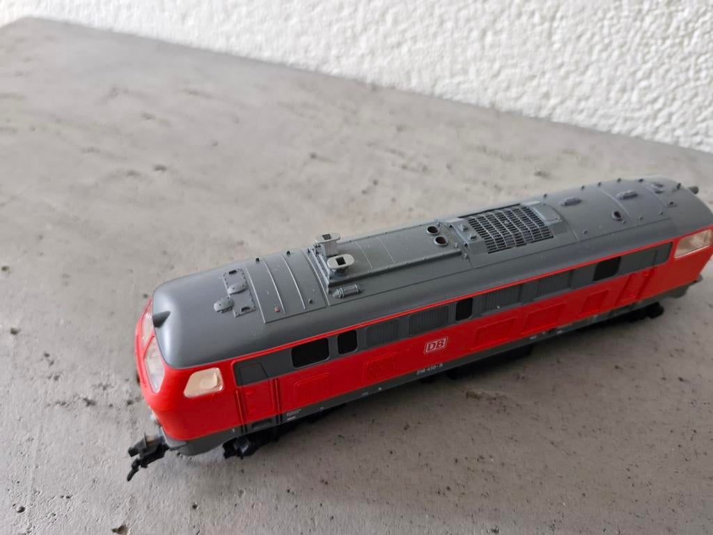 Fleischmann DB218 met ESU decoder - Goede staat, Hobby en Vrije tijd, Modeltreinen | H0, Verzenden