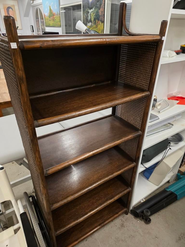 Retro boekenkast- Hoogte 182cm Breedte 80cm Diepte 36cm, Ophalen, ., 50 tot 100 cm, .