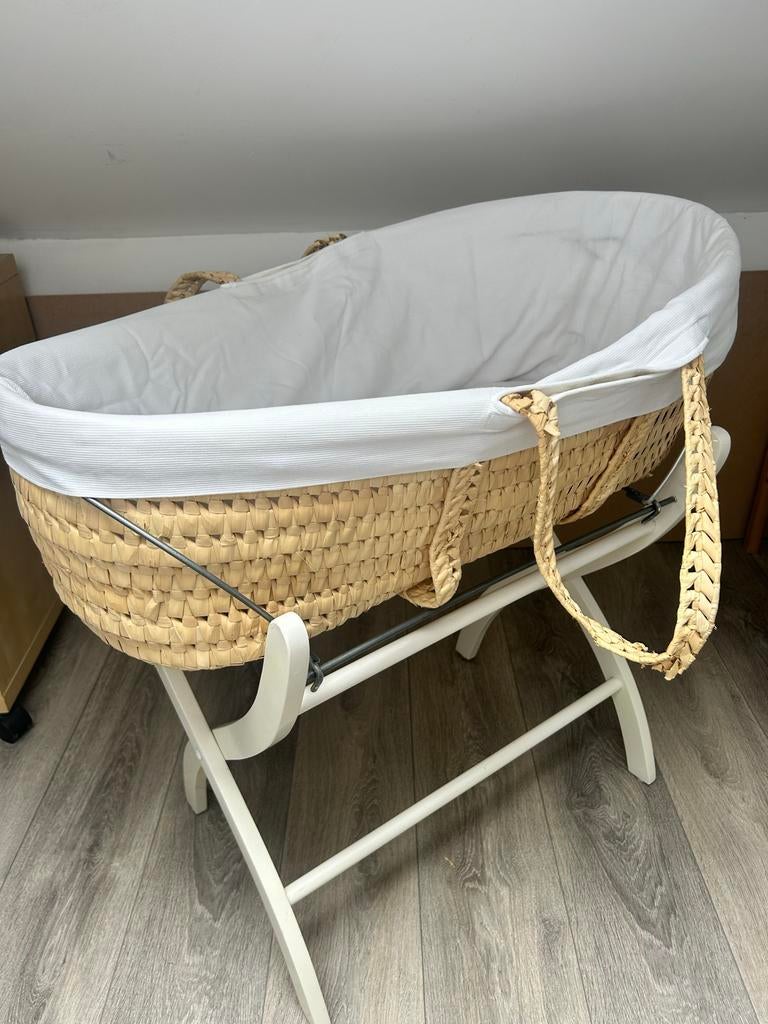 Mozes mand met standaard, Kinderen en Baby's, Babywiegjes en Ledikanten, Ophalen of Verzenden, Gebruikt, Wieg