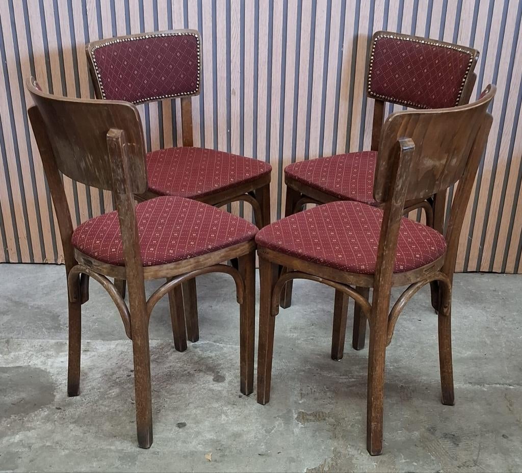 10 x Vintage cafestoelen hout cafe bistro stoelen Thonet, Huis en Inrichting, Stoelen, Ophalen of Verzenden, Zo goed als nieuw