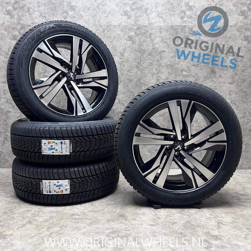 19 inch originele velgen +☀️of️❄️ banden Peugeot 3008 5008, Auto-onderdelen, Banden en Velgen, 19 inch, Gebruikt, Banden en Velgen