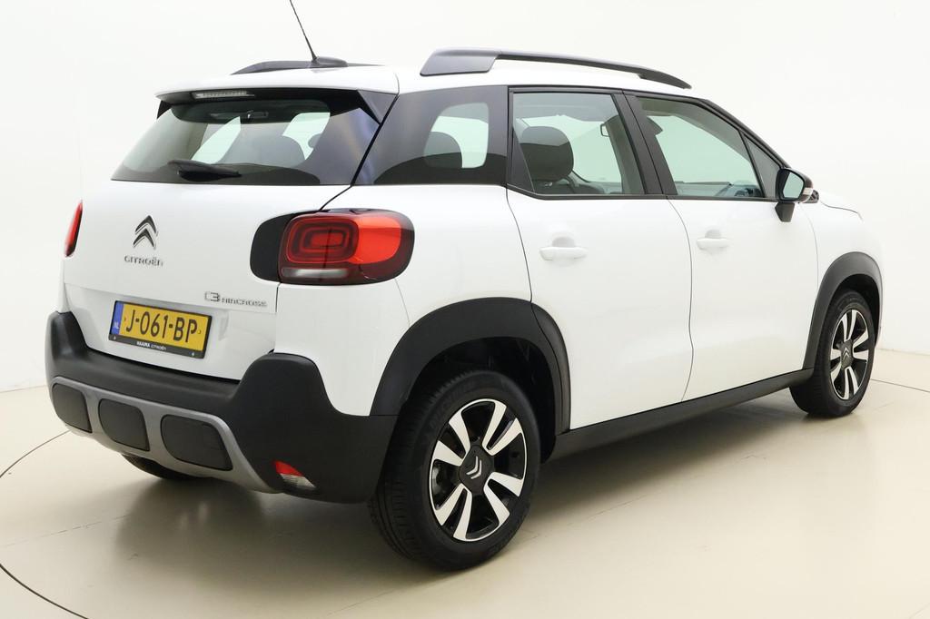 Citroen C3 Aircross 1.2 PureTech S&S Feel 110 PK | Navigatie, Auto's, Gebruikt, Euro 6, 1199 cc, Wit